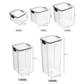 Airtight food storage containers in multiple size from 450ml to 1800ml
