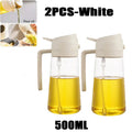 2 White 500ml oil sprayers 