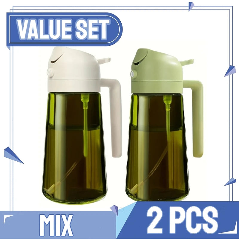 2-Piece oil sprayer and dispenser set 