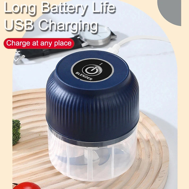 Mini USB rechargeable food chopper with USB charging 