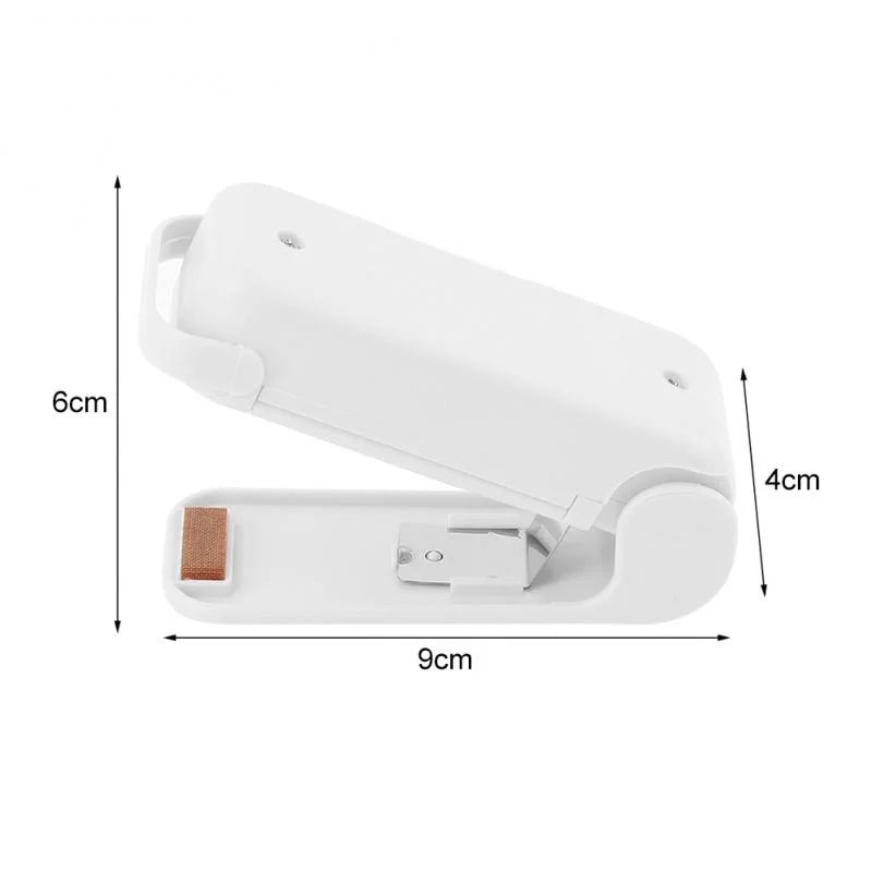 Mini Heat Bag Sealer dimensions 9cm x6cm x 4cm