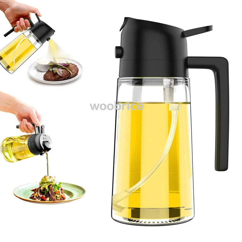 2-in-1 Oil Sprayer and Dispenser for cooking 